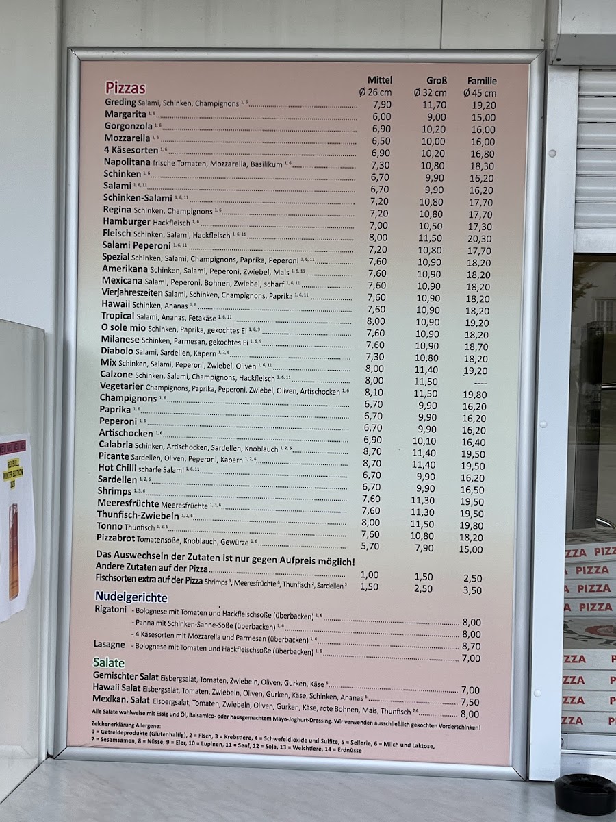 Pizza Haus Greding Photo Menu 1