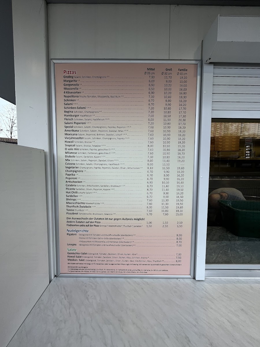Pizza Haus Greding Photo Menu 2