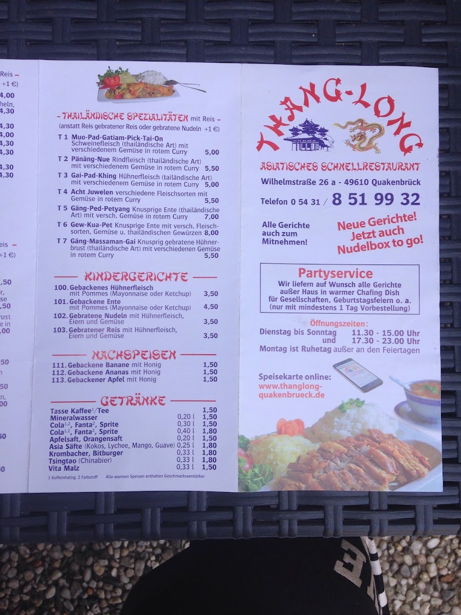 Thang Long Asiatische Spezialitäten Photo Menu 9