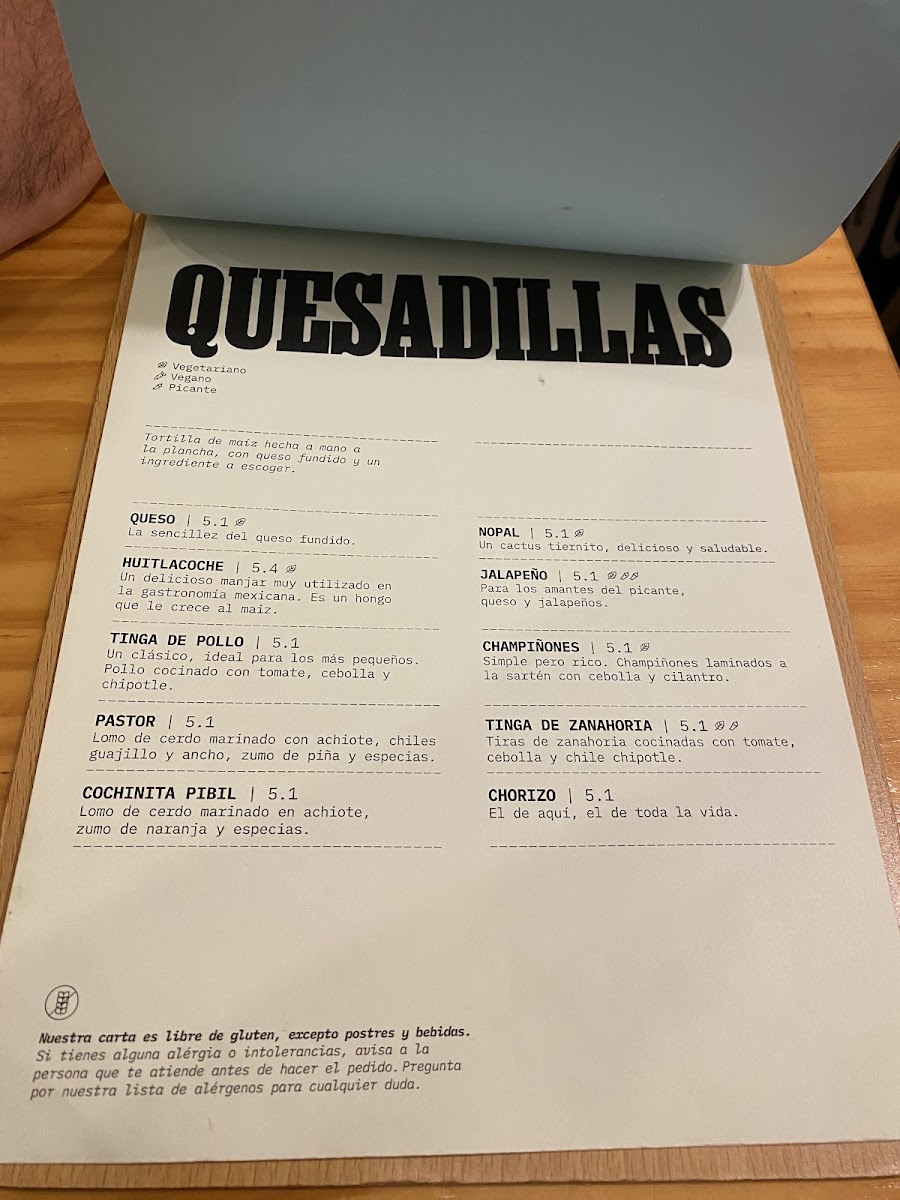 El Tianguis Photo Menu 4