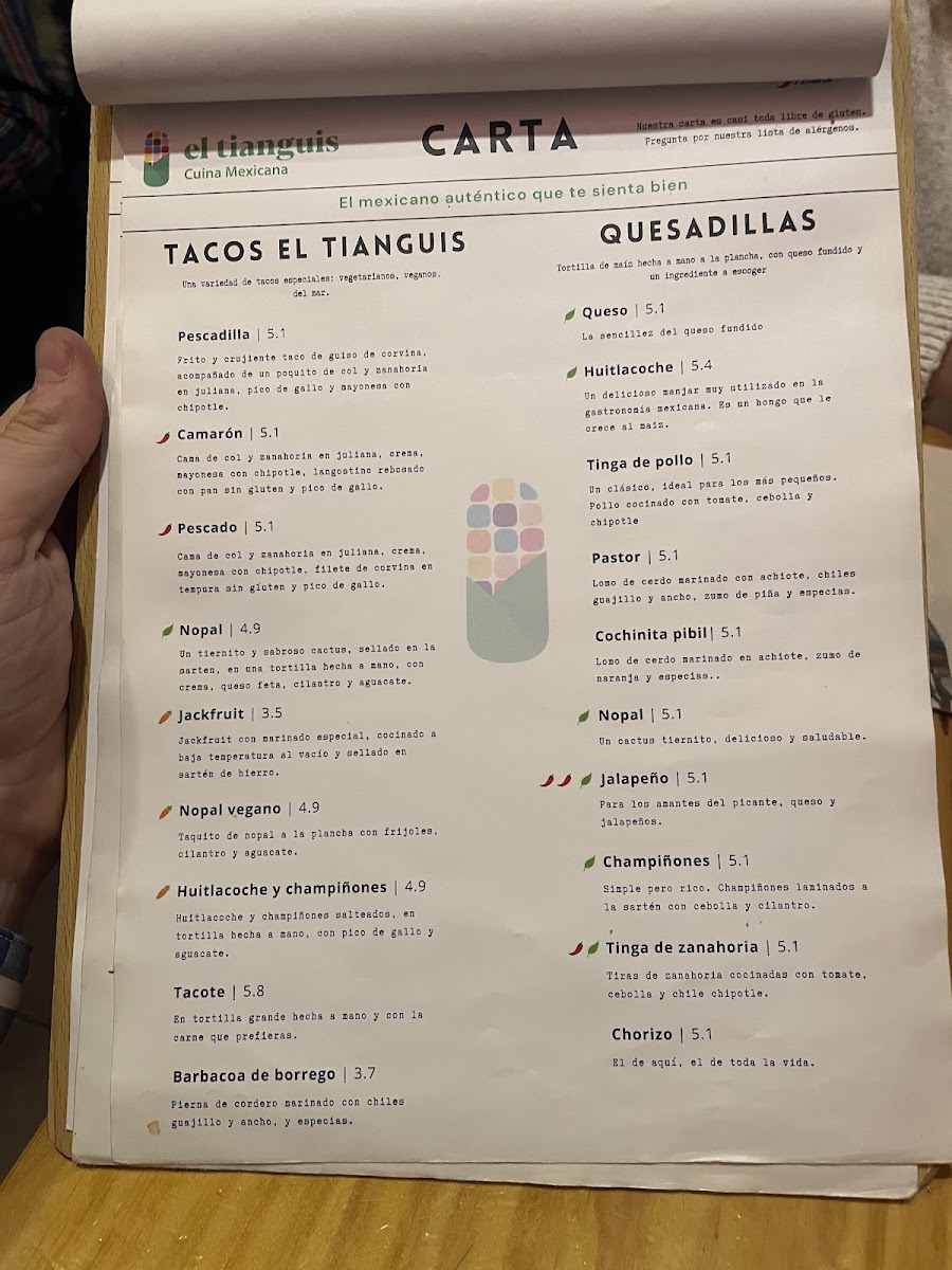 El Tianguis Photo Menu 6