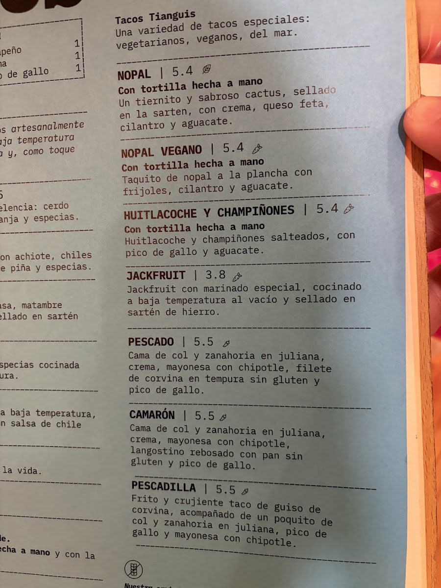 El Tianguis Photo Menu 7