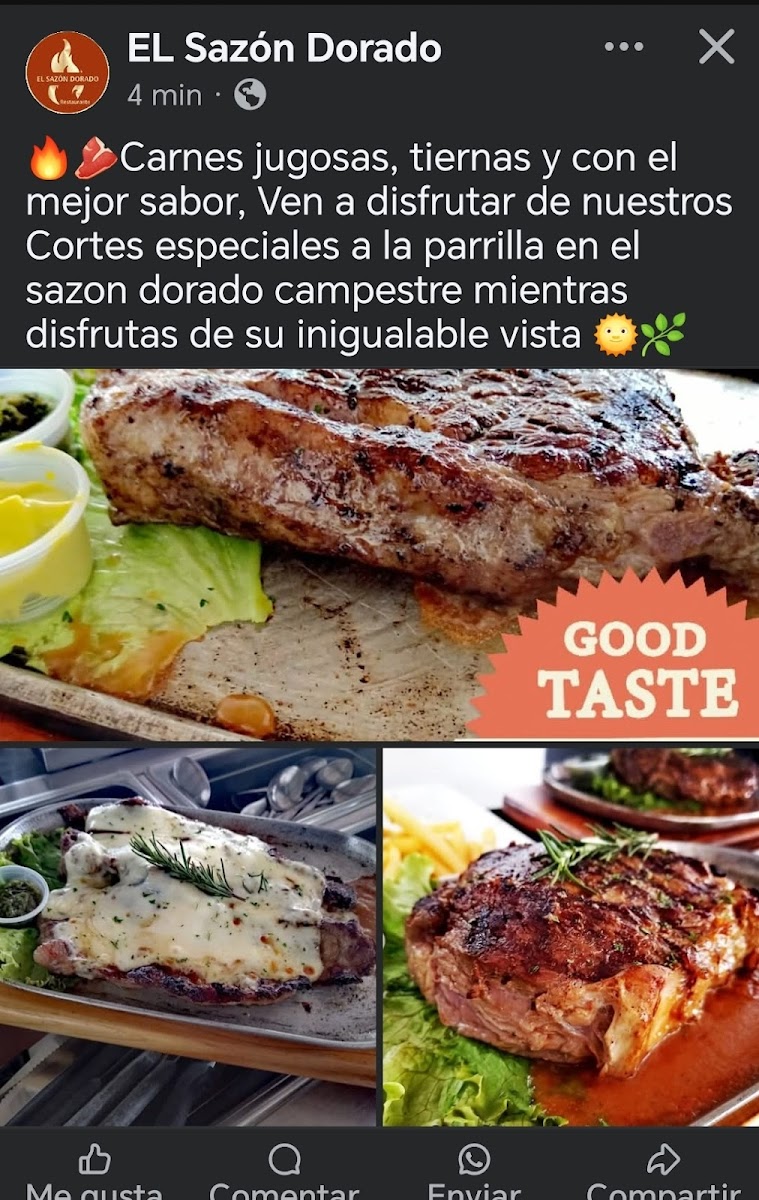 Restaurante El Sazón Dorado Campestre Photo Menu 6