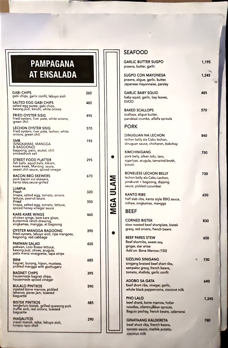 Locavore | BGC Photo Menu 2