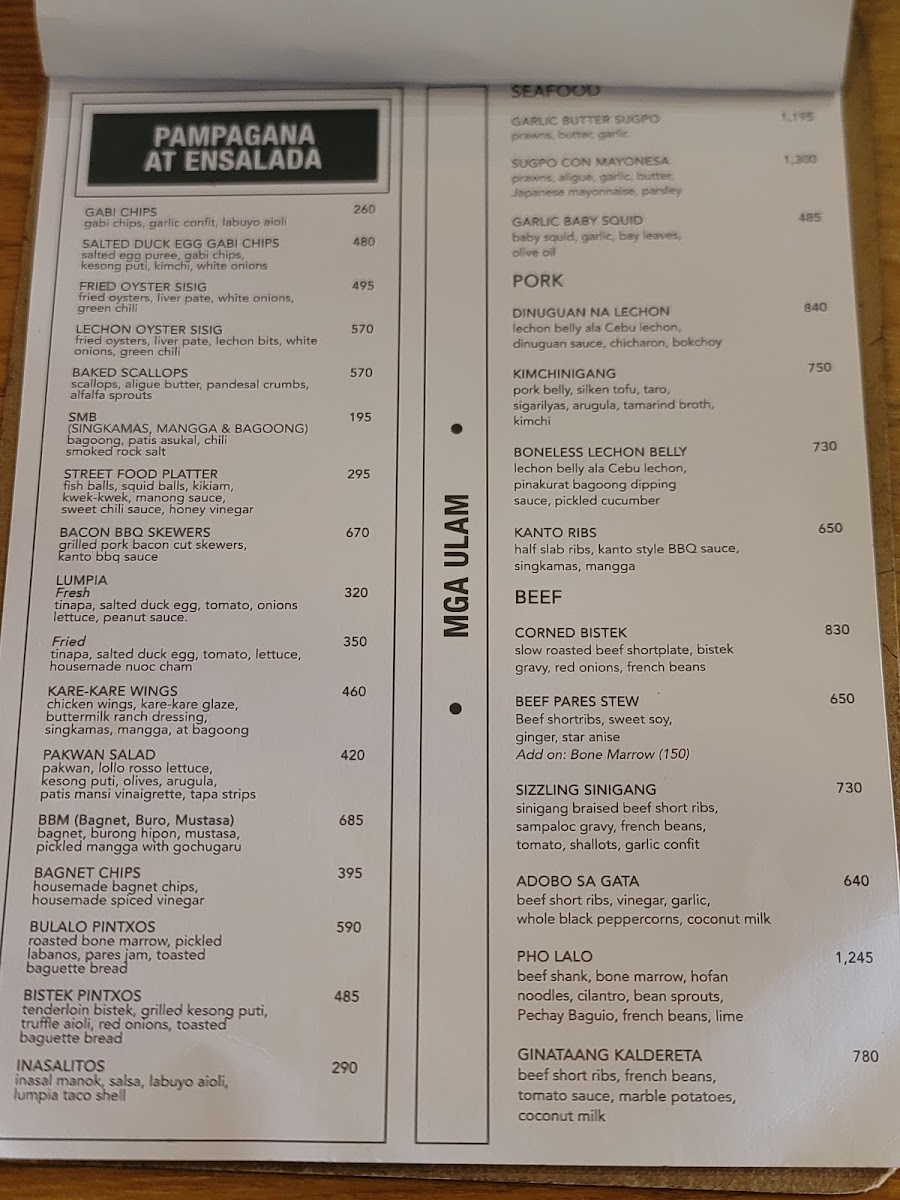 Locavore | BGC Photo Menu 3