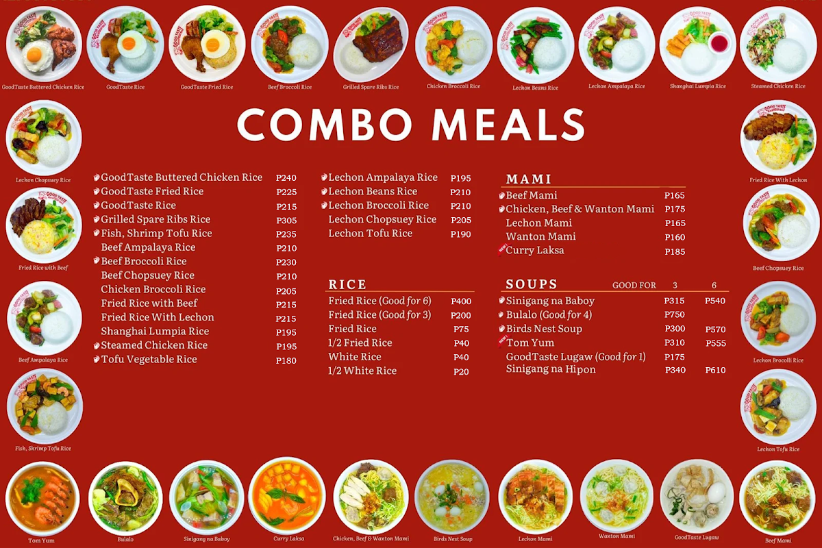 GOODTASTE RESTAURANT Photo Menu 4