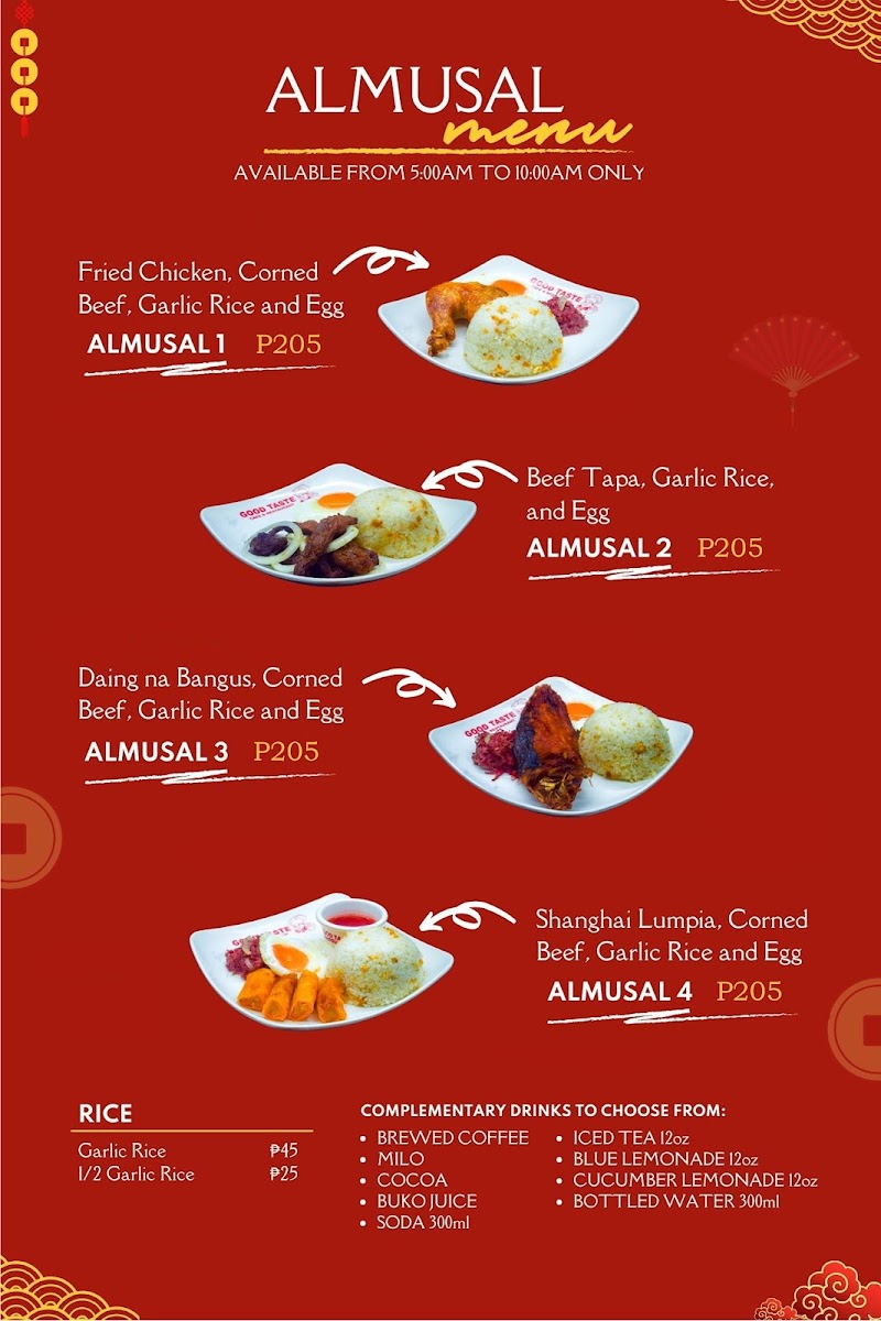 GOODTASTE RESTAURANT Photo Menu 6