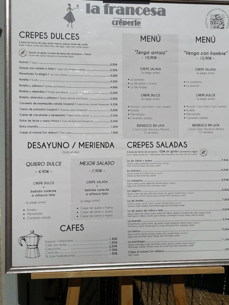 La Francesa - crêperie Photo Menu 7