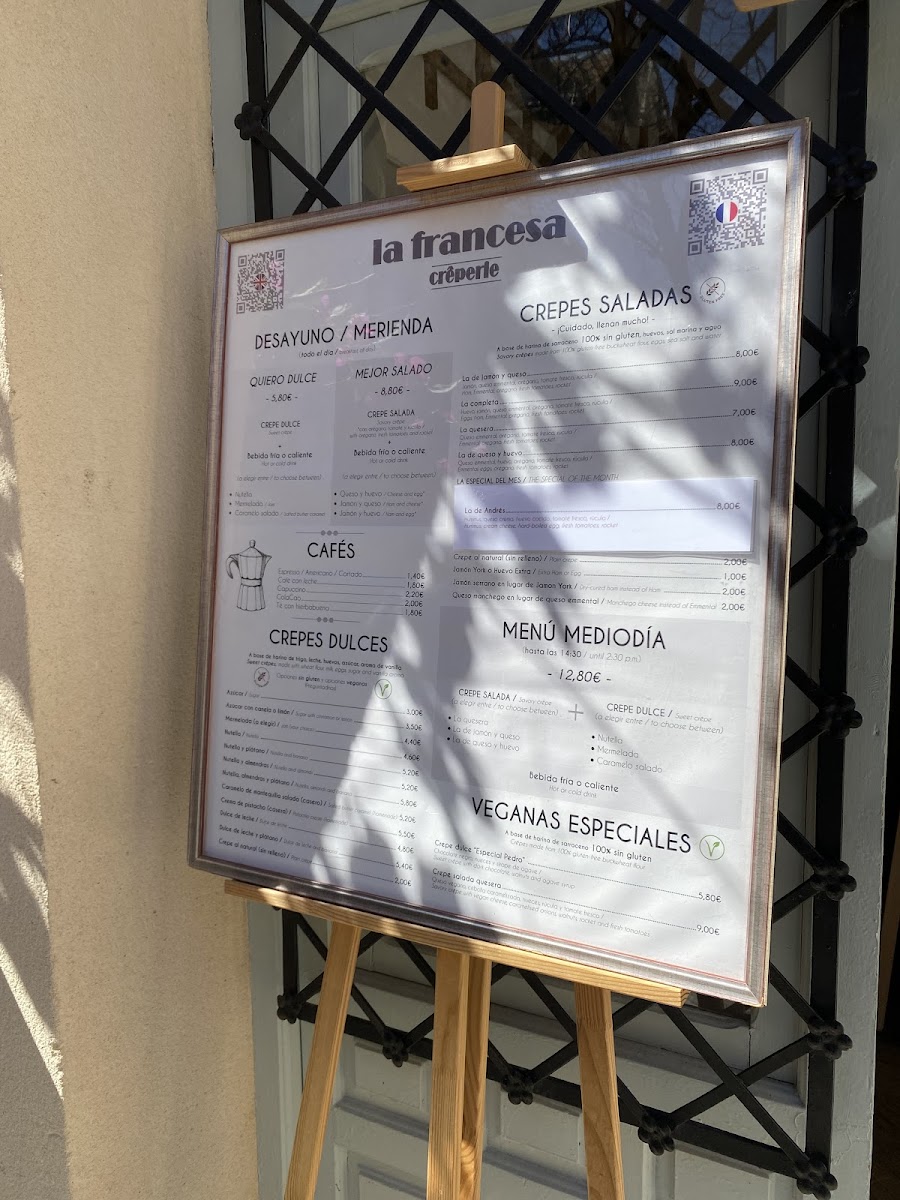 La Francesa - crêperie Photo Menu 9