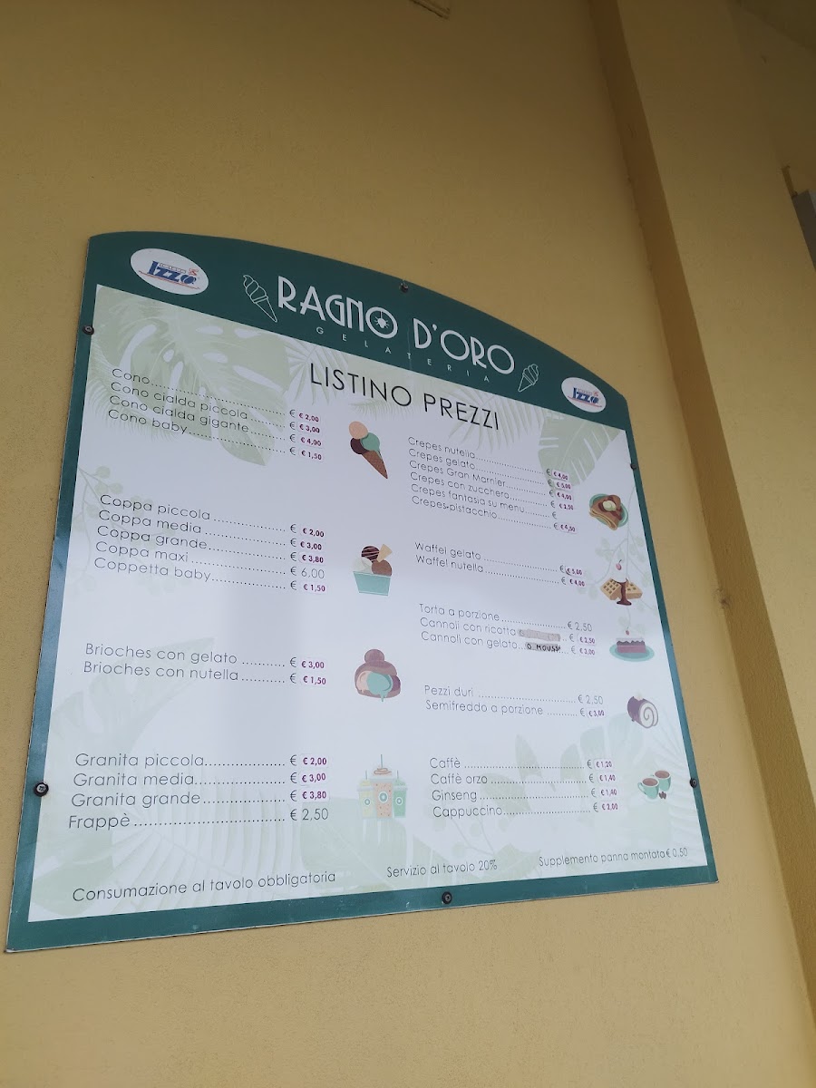 Gelateria Ragno d'oro - Gelato artigianale Photo Menu 2