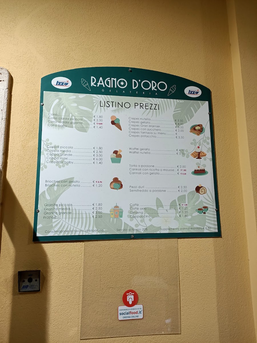 Gelateria Ragno d'oro - Gelato artigianale Photo Menu 3