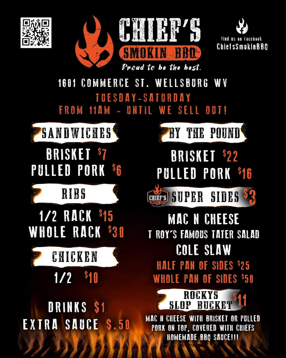 Chiefs smokin BBQ Photo Menu 4