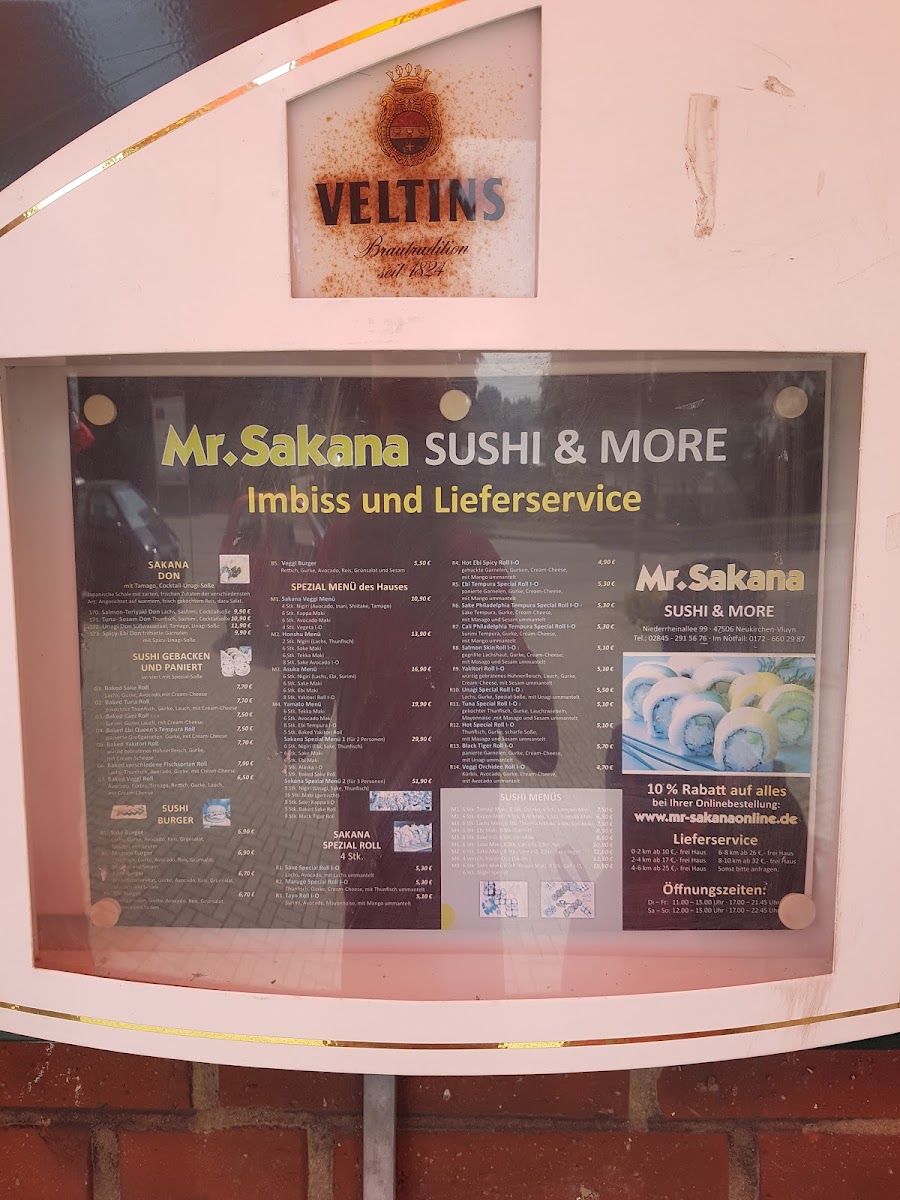 Mr. Sakana Photo Menu 2