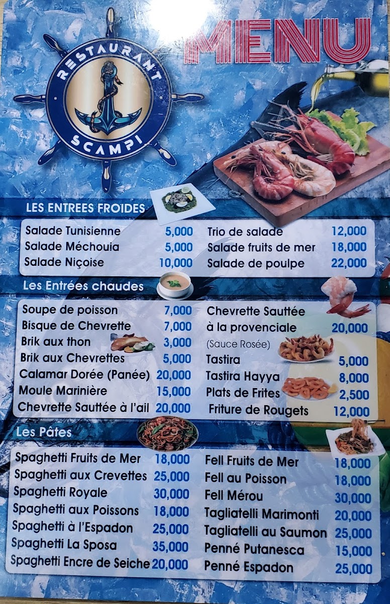 La Sirène Photo Menu 8
