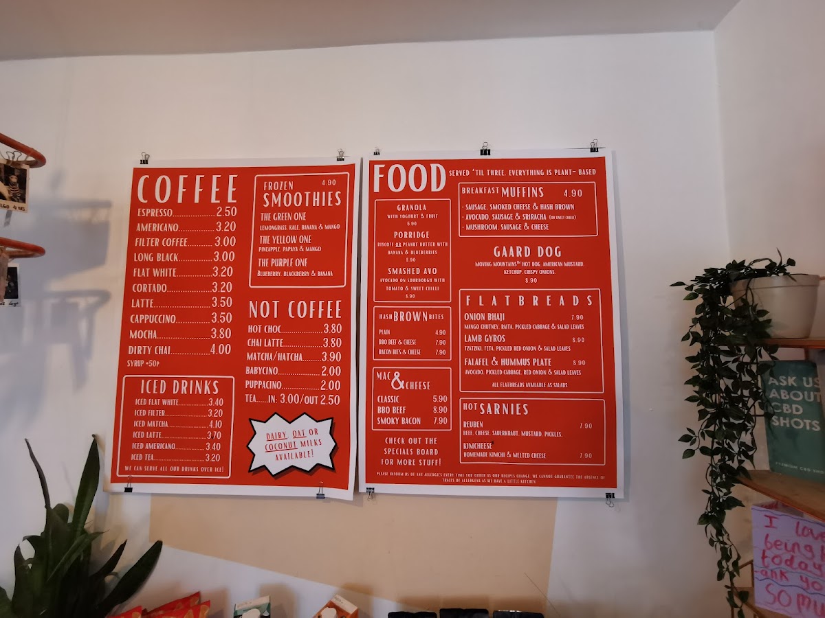 Gaard Coffee Hide - Kelham Photo Menu 4