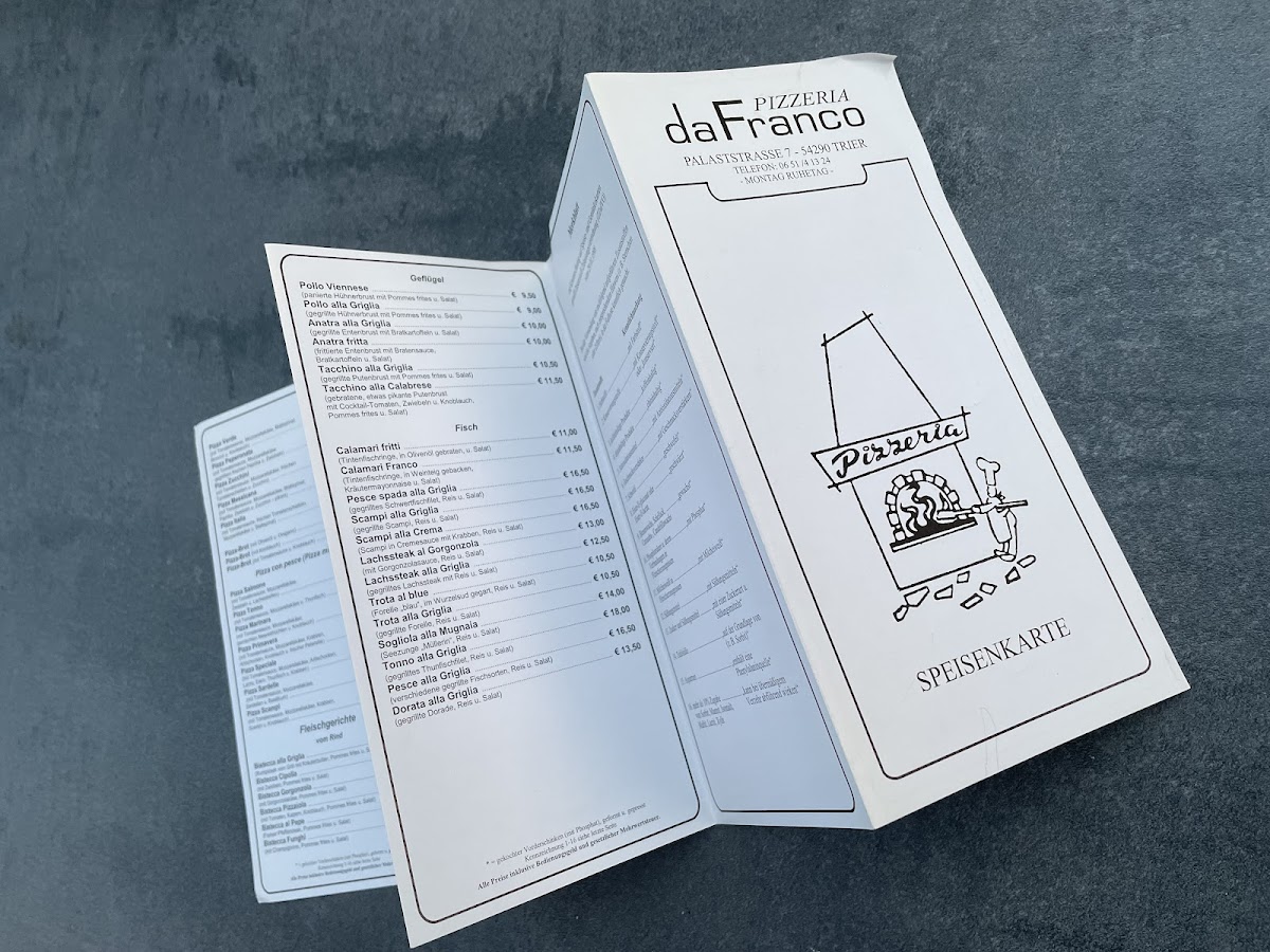 Pizzeria da Franco Photo Menu 9
