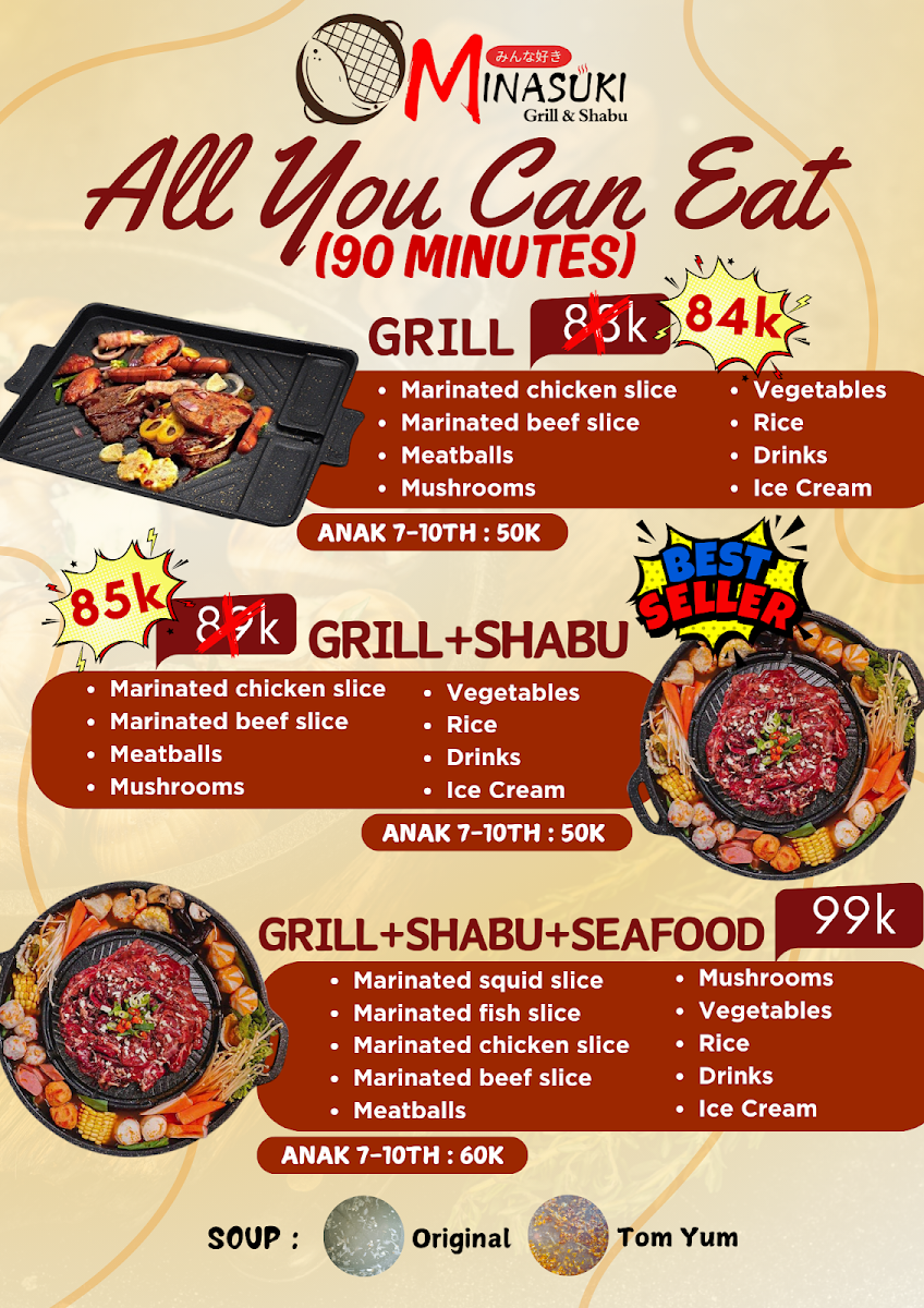 Minasuki Grill & Shabu Photo Menu 1
