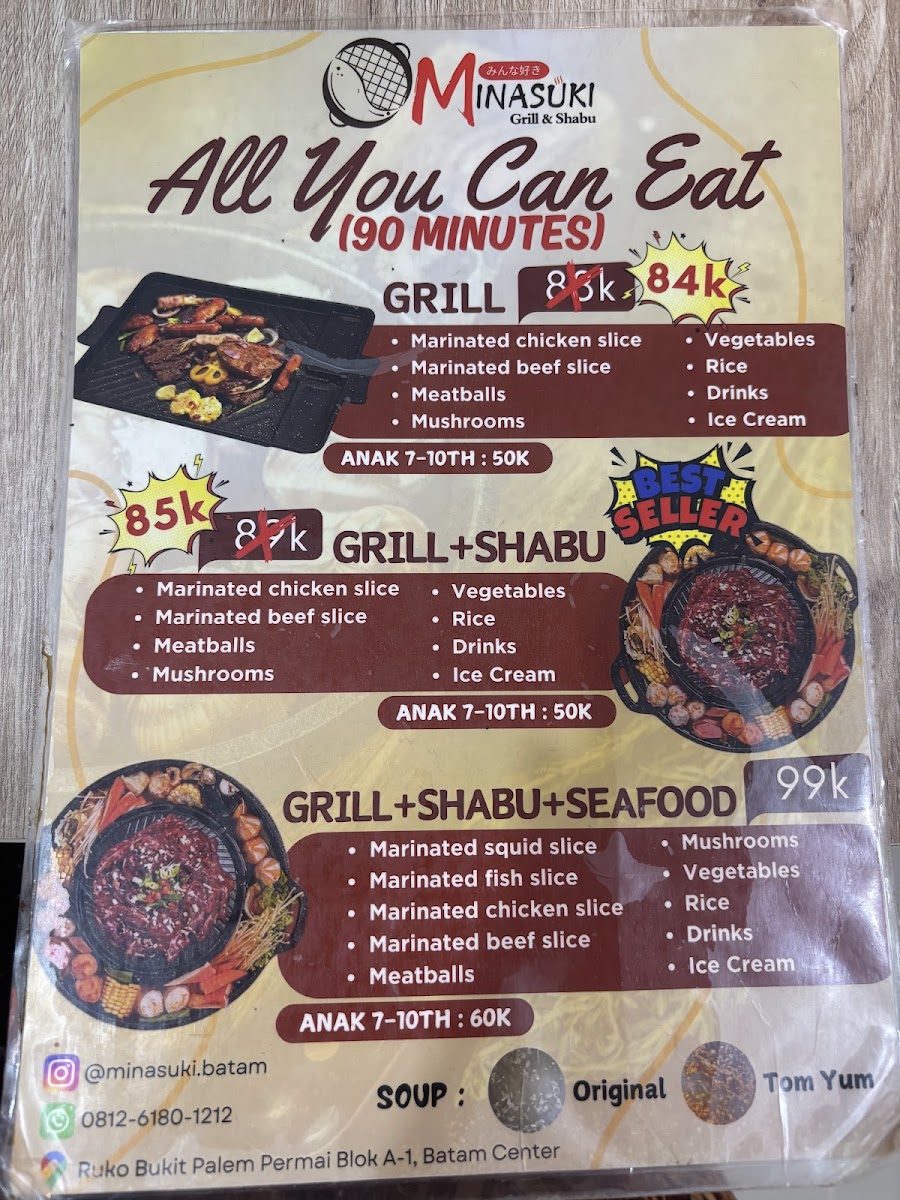 Minasuki Grill & Shabu Photo Menu 2