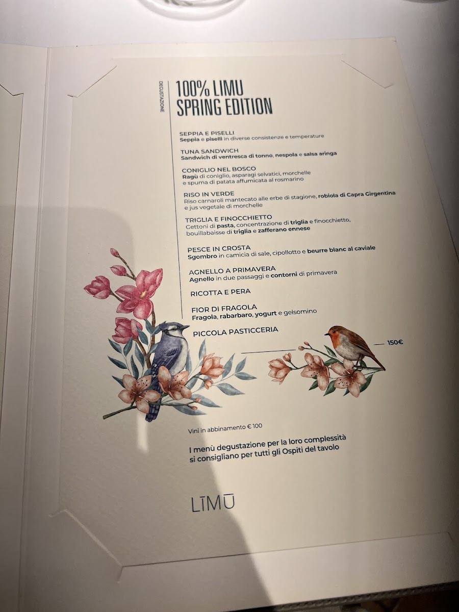Limu restaurant Photo Menu 2
