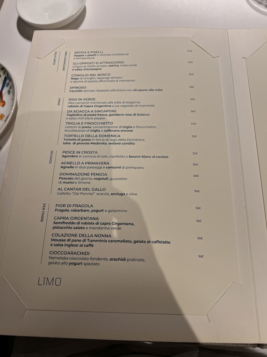 Limu restaurant Photo Menu 3
