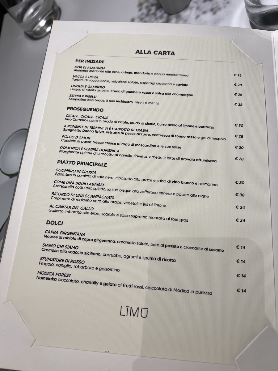 Limu restaurant Photo Menu 7