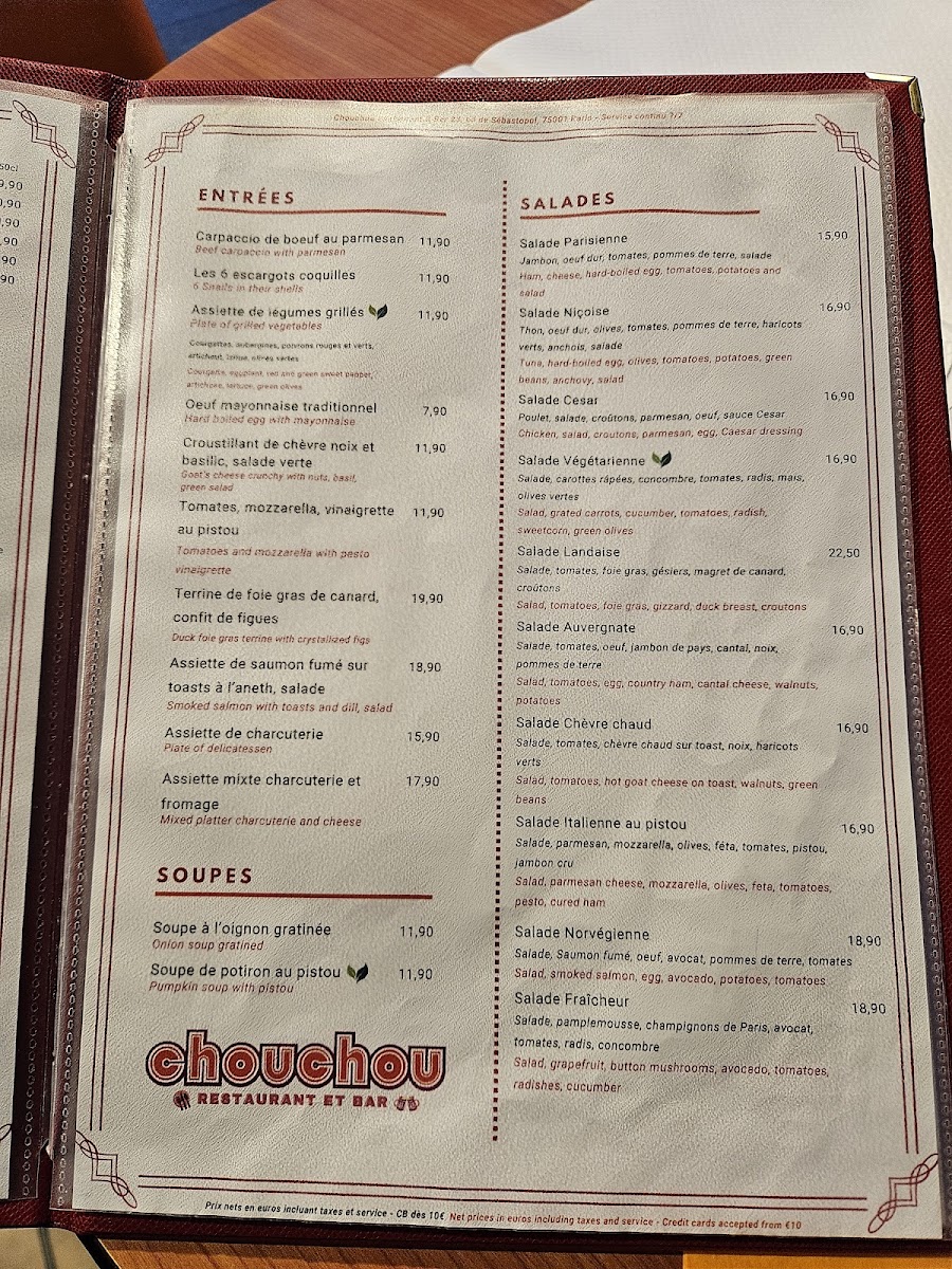 Chouchou Photo Menu 8