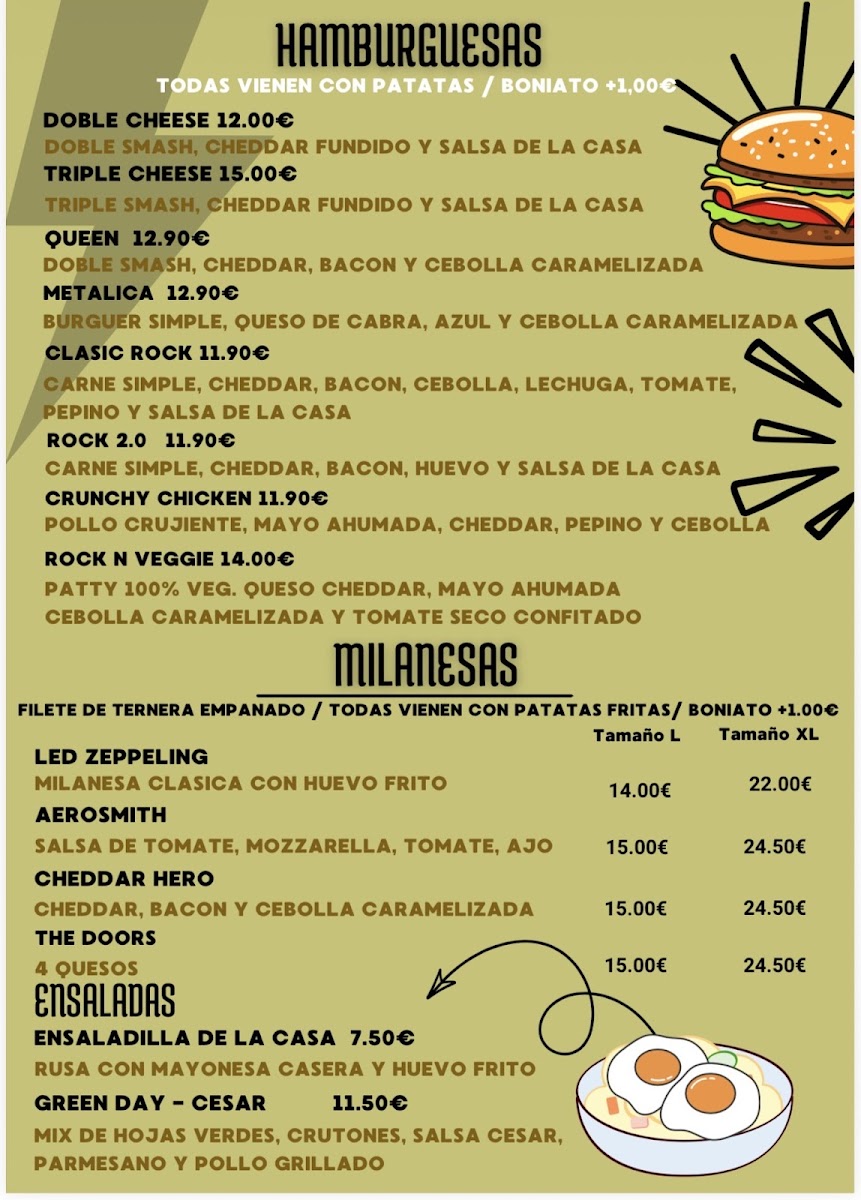 Boc n Roll SPORT Bar Photo Menu 1