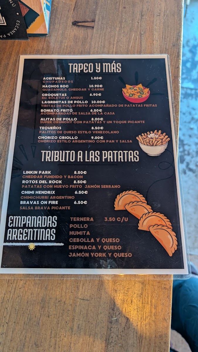 Boc n Roll SPORT Bar Photo Menu 5