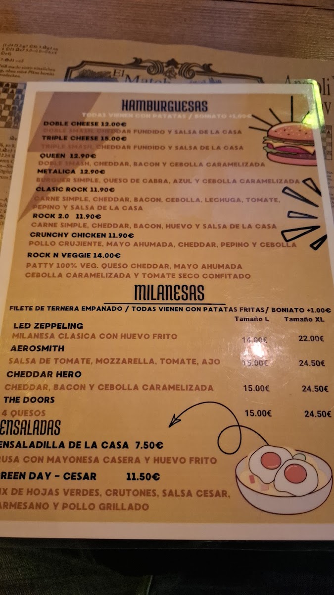 Boc n Roll SPORT Bar Photo Menu 6
