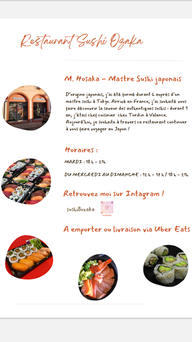 SUSHI OZAKA Photo Menu 2