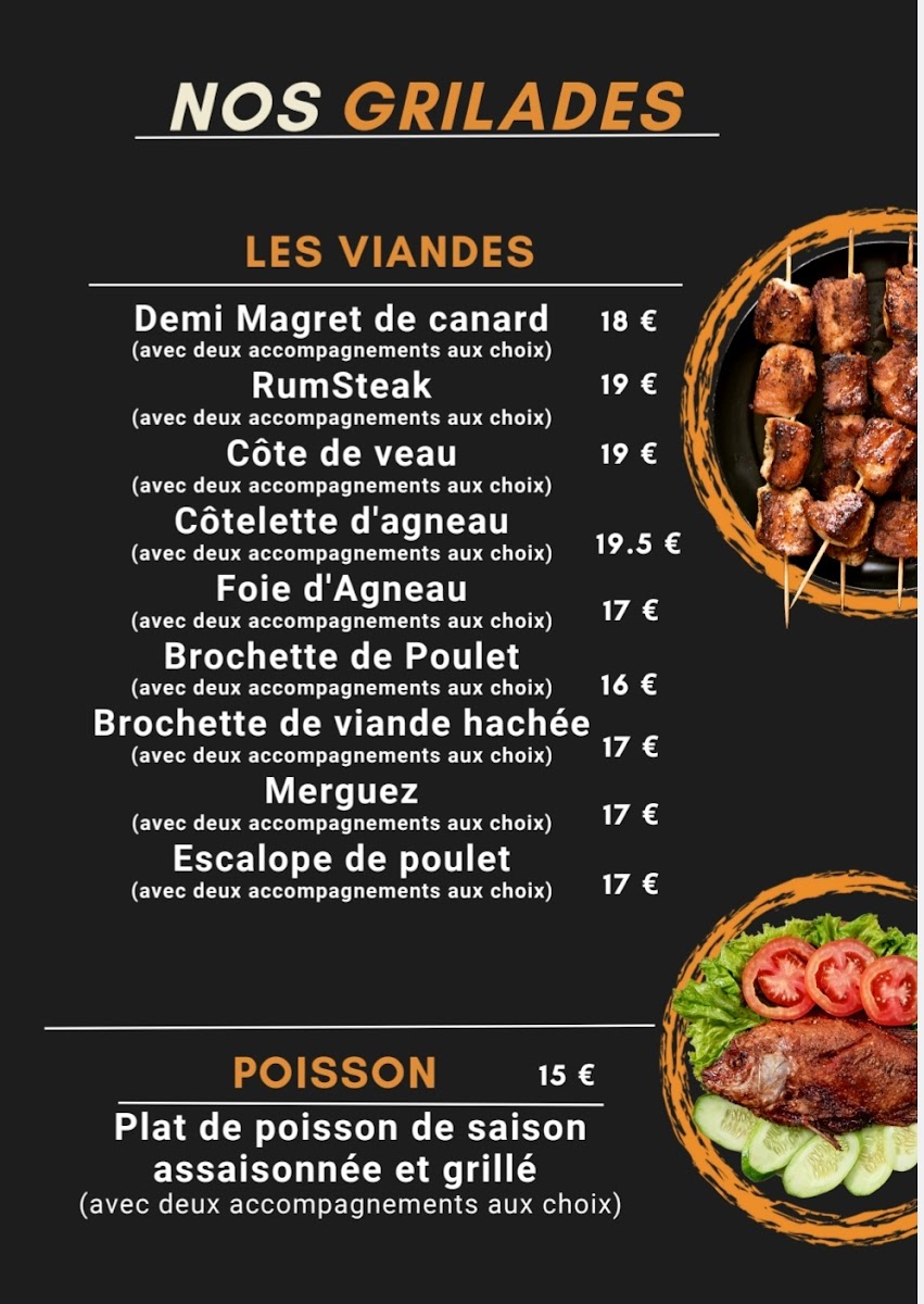 Le Trio Gourmand St Cyprien Photo Menu 3
