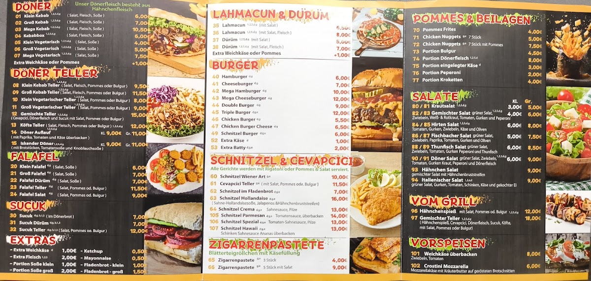 Fischbacher Kebabhaus SERVET USTA Photo Menu 1
