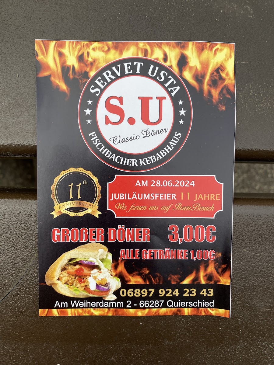 Fischbacher Kebabhaus SERVET USTA Photo Menu 3
