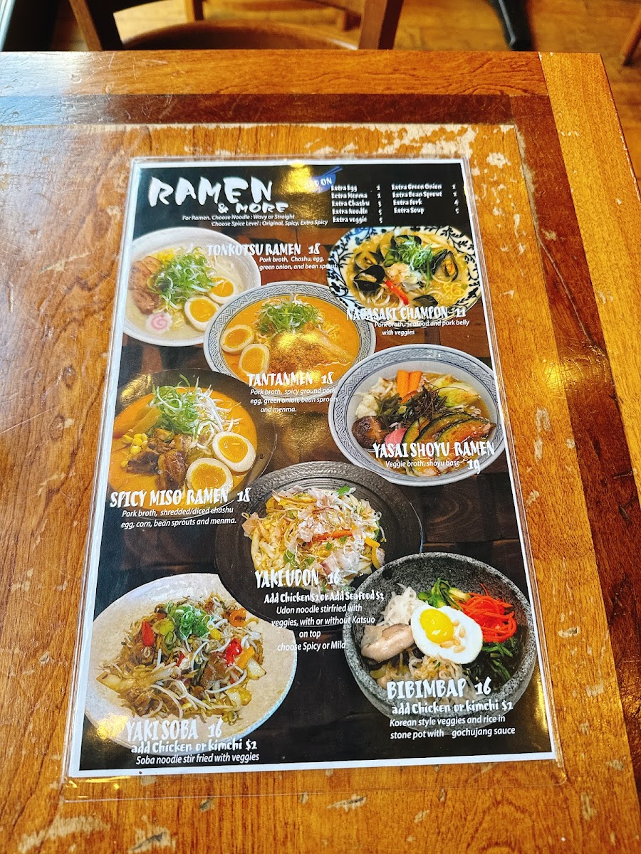 Buta ramen Photo Menu 1