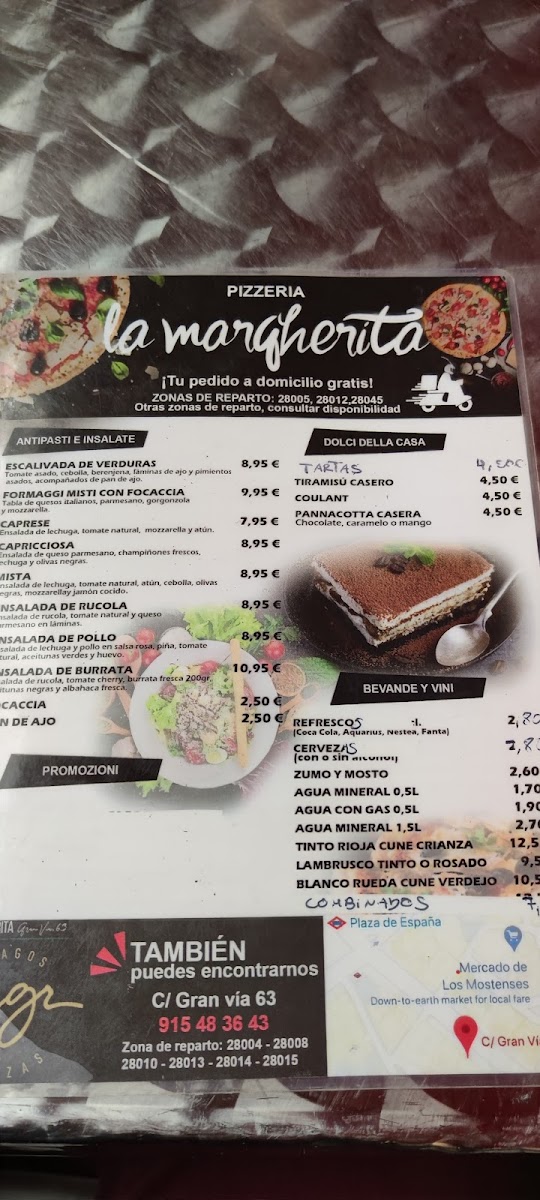 Pizzería La Margherita Photo Menu 5