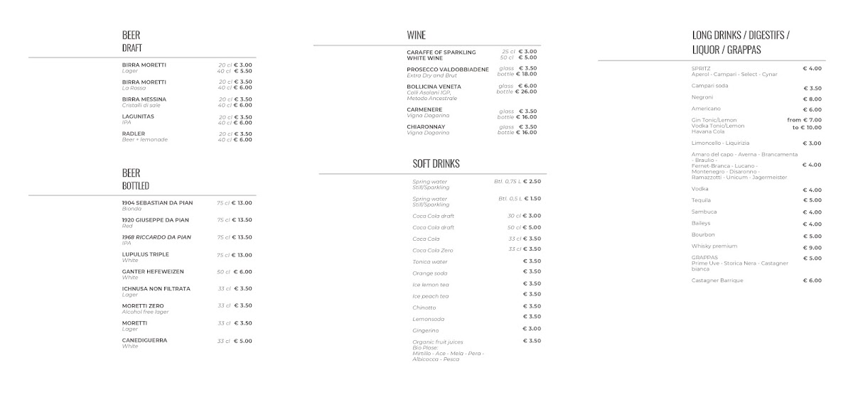 PIZZERIA PIOLA Photo Menu 3