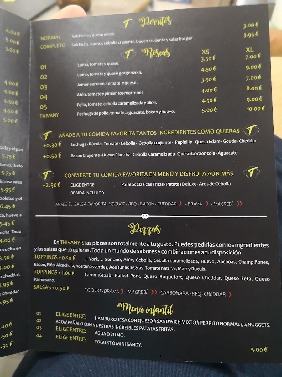 Thivany's Bar & Grill Photo Menu 4