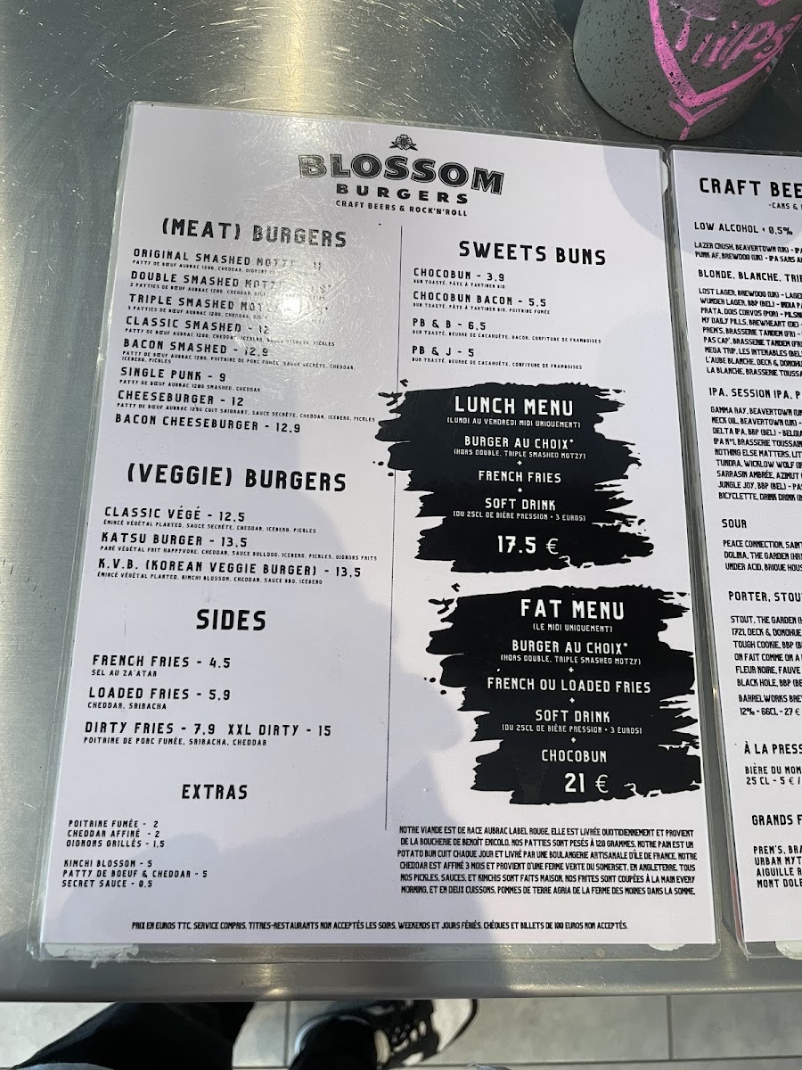 Blossom Burgers Photo Menu 9