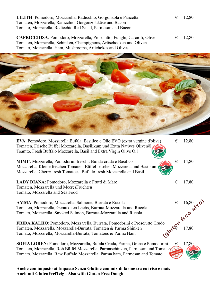 Casa Lady Garda Photo Menu 1