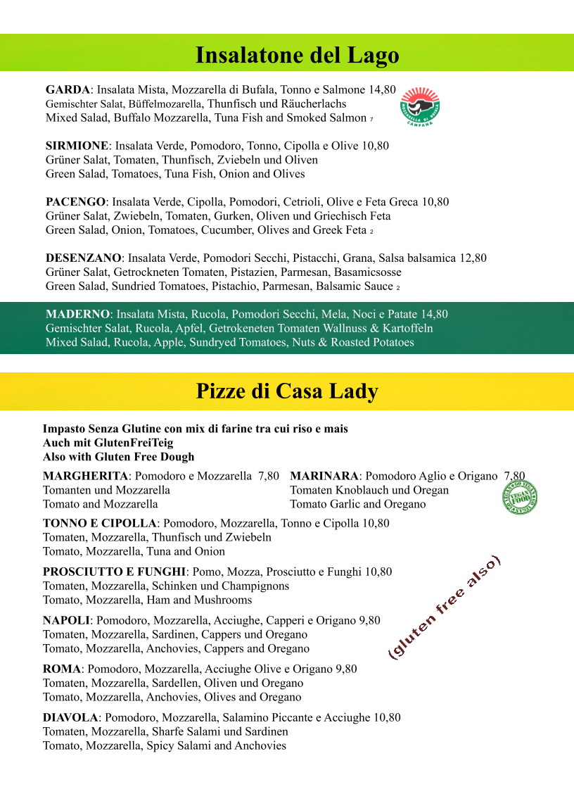 Casa Lady Garda Photo Menu 4