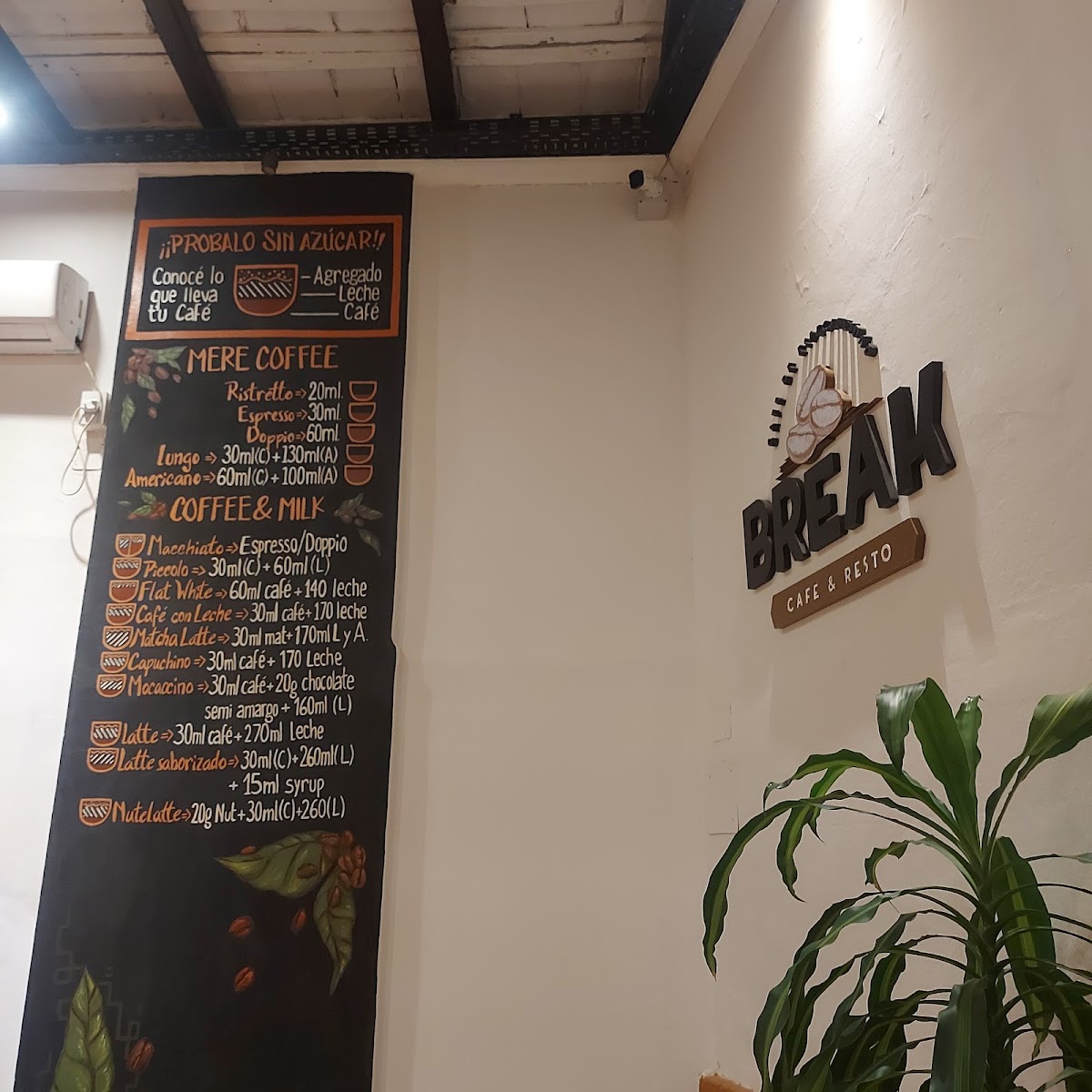 Break café Photo Menu 1