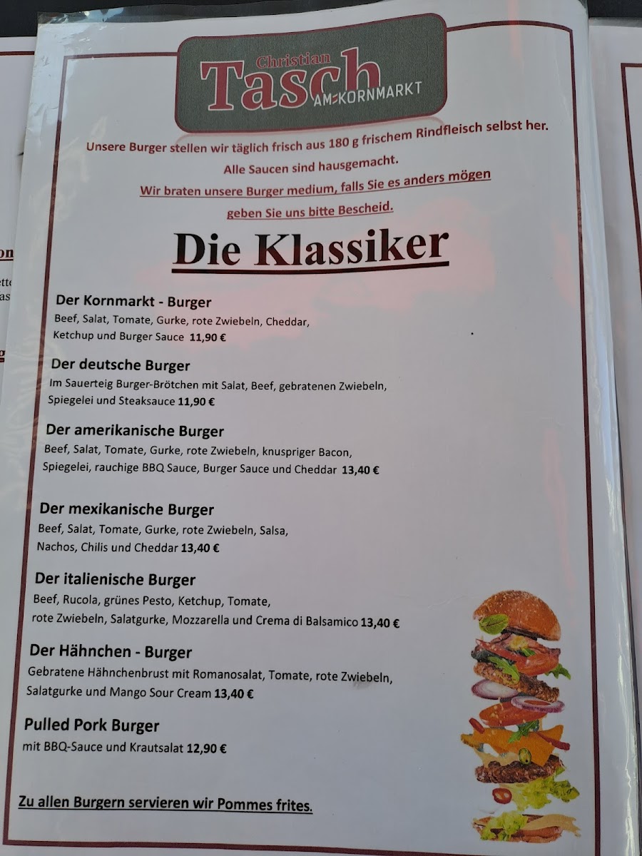 Tasch Burger Bar Photo Menu 7