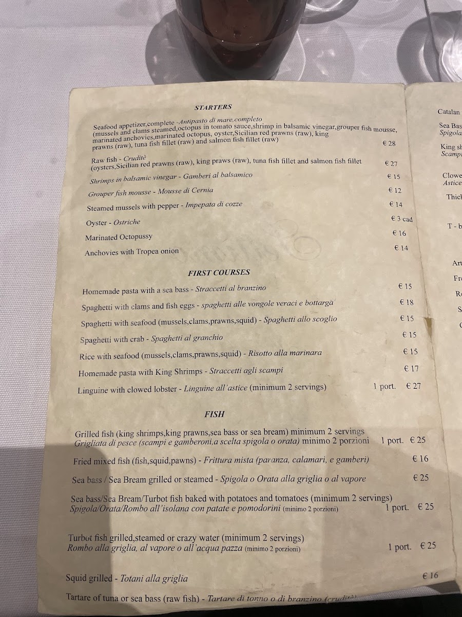 Ristorante Da Settimo Photo Menu 6