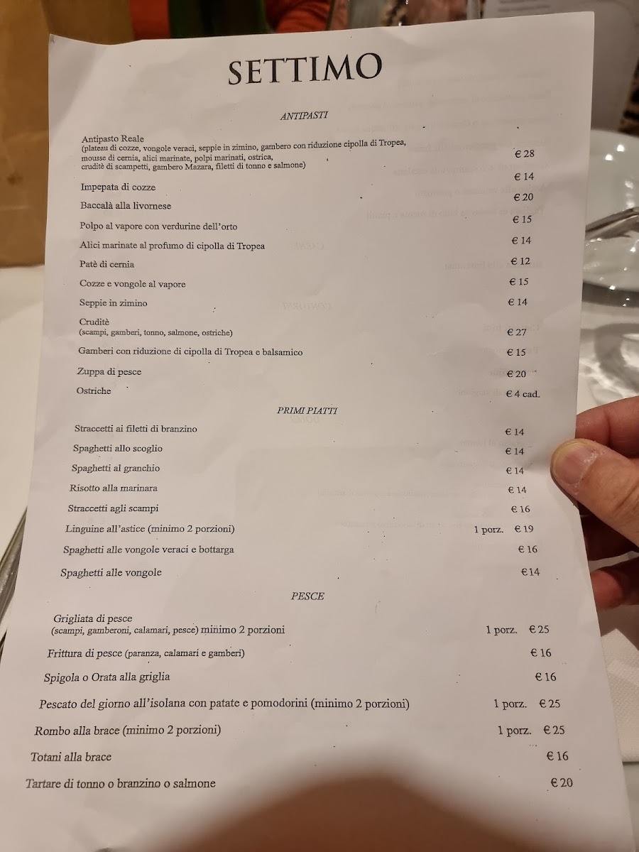 Ristorante Da Settimo Photo Menu 8