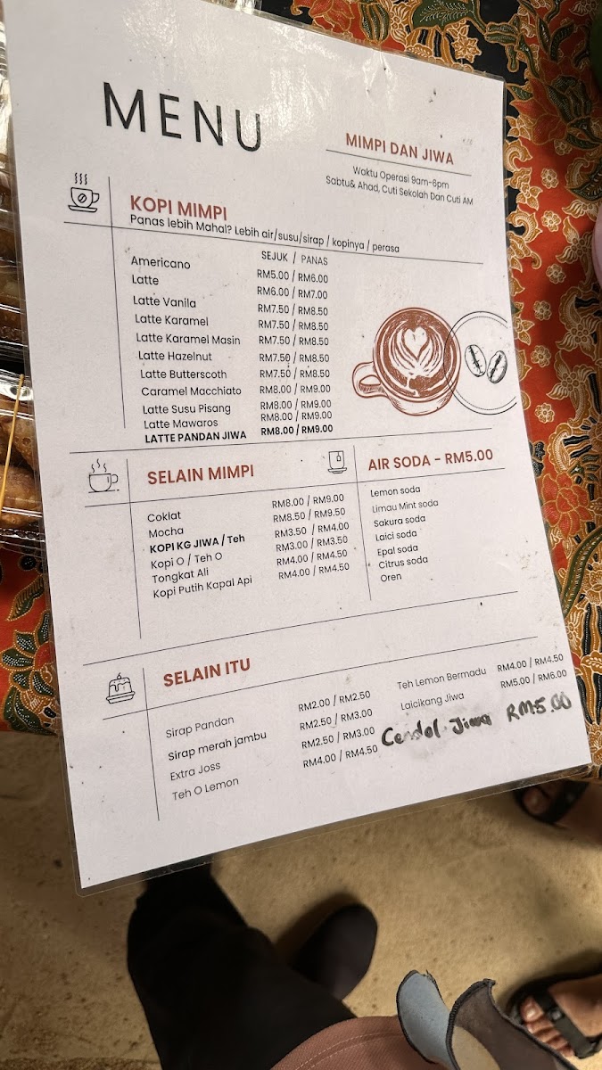 Kedai Kopi Mimpi Dan Jiwa Photo Menu 1