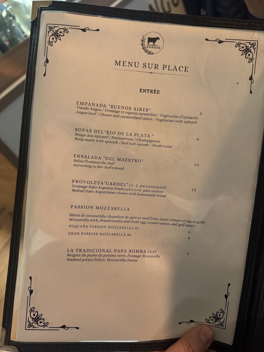 Pangus-Etoile Photo Menu 6