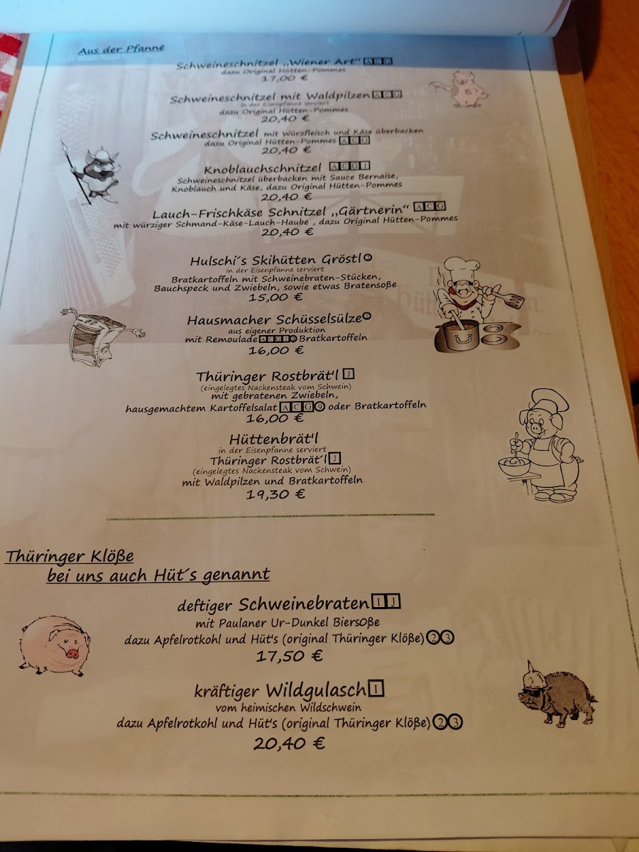 Ruhlaer Skihütte Photo Menu 1