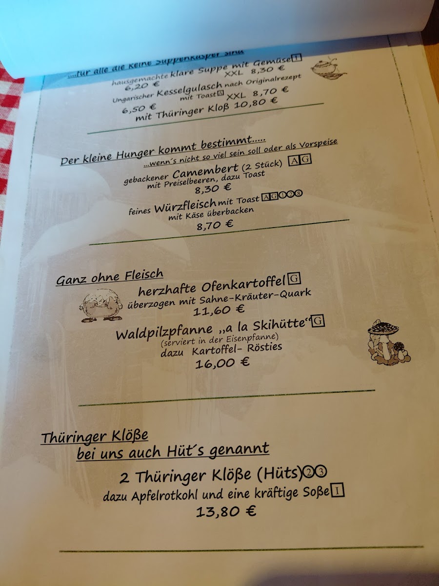 Ruhlaer Skihütte Photo Menu 2