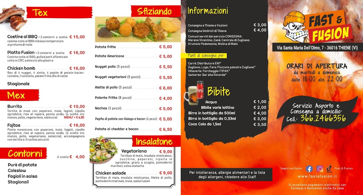 Fast & Fusion Gastrofood Photo Menu 1