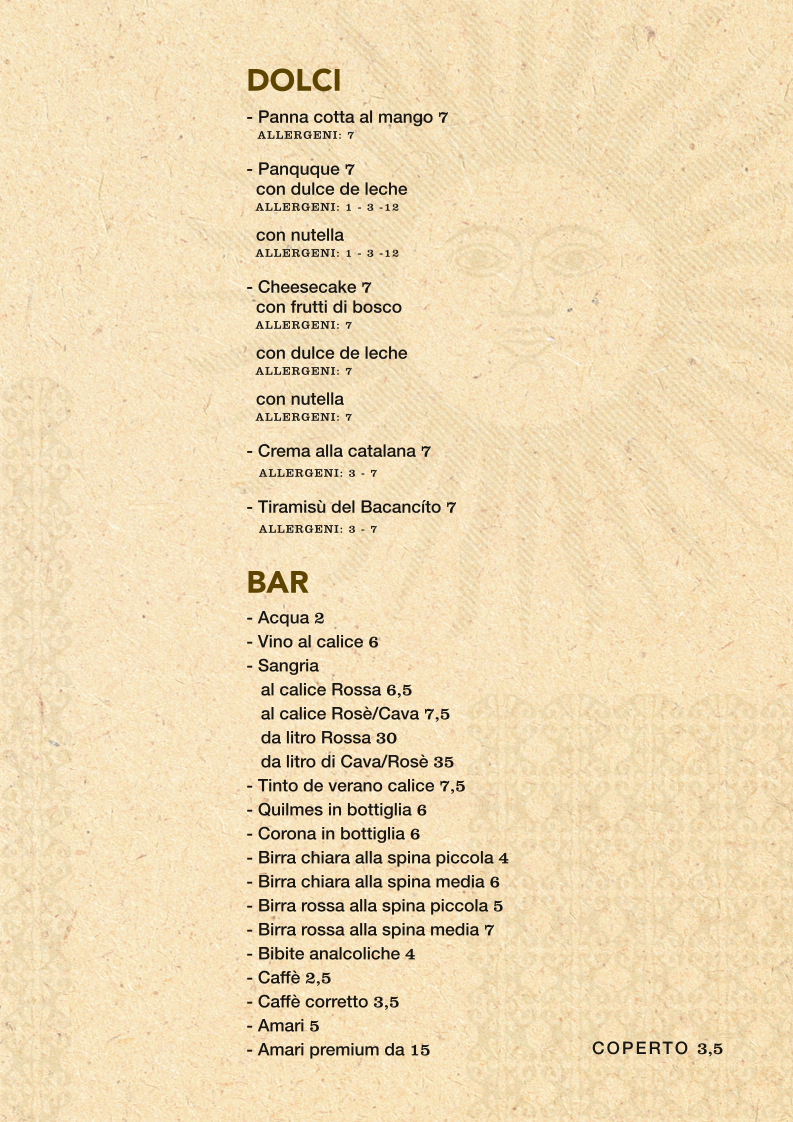 Six Restaurant Club Photo Menu 2